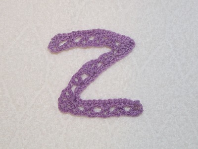 Alfabeto all'uncinetto: lettera Z - Crochet Alphabet: letter Z