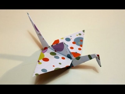 Come fare una gru origami   Tutorial Musinlove