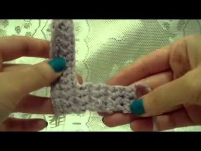 TUTORIAL AMIGURUMI LETTERA F(Tutorial letter f crochet)
