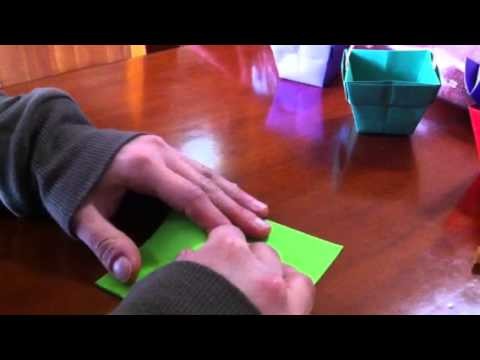 Tutorial Origami: cestini colorati per confetti e caramelle