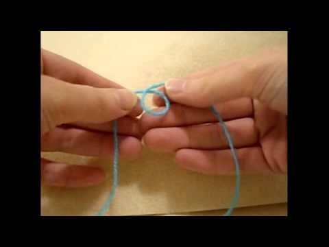 TUTORIAL PER MANCINI PUNTI BASE 2 CROCHET(base 2 for left-handed crochet tutorial )