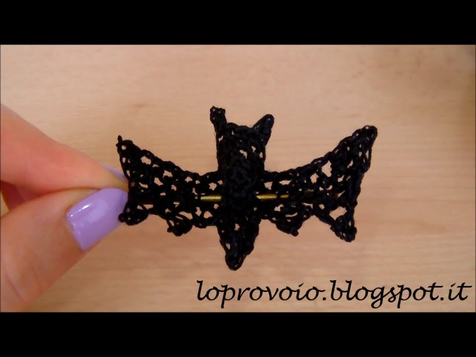 Tutorial: Pipistrello all'uncinetto - DIY: Crochet Bat