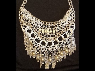 Collana - collier "millecatene" - tutorial bijoux bigiotteria - diy necklace -