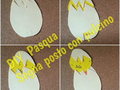 DIY Pasqua tutorial segna posto pulcino | FANTYSTEFY