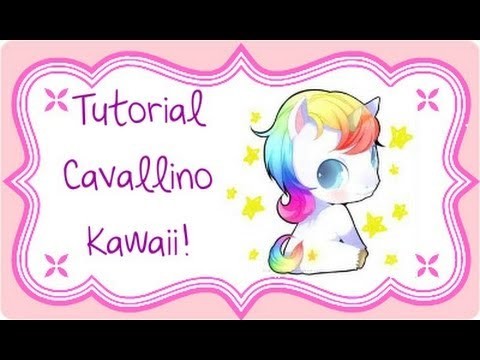 DIY Polymer clay: kawaii horse. tutorial cavallino kawaii!