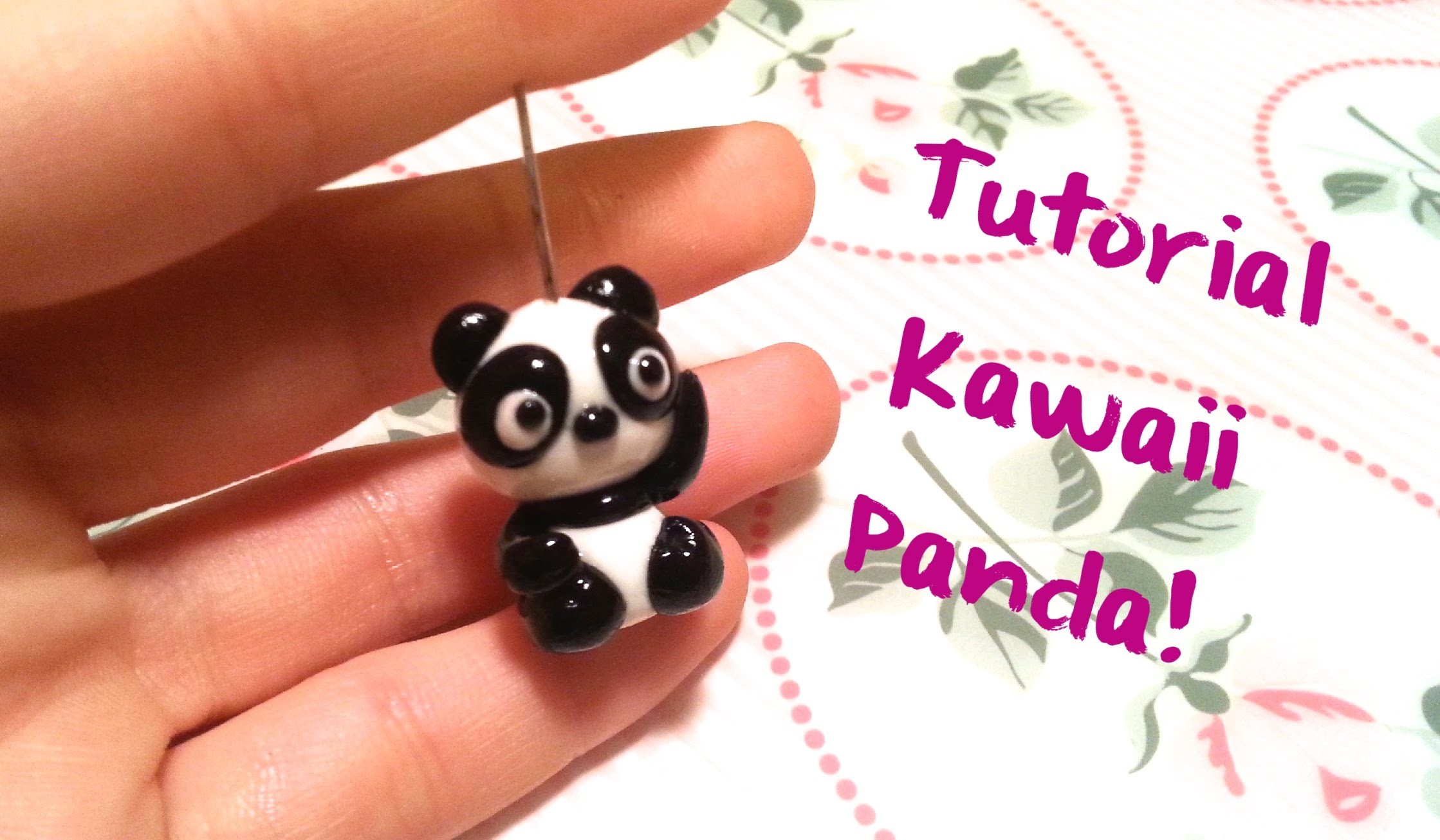 DIY Polymer Clay Tutorial: Kawaii Panda!
