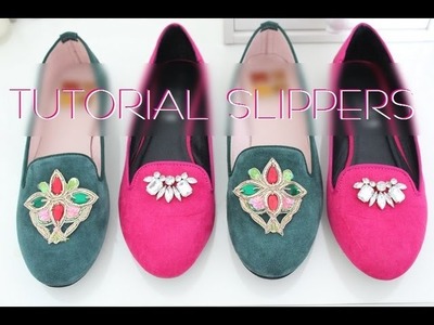 DIY Slippers Shoes Tutorial