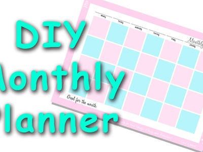 DIY Tutorial Planner Mensile da Tavolo Fai Da Te - Desk Monthly Planner