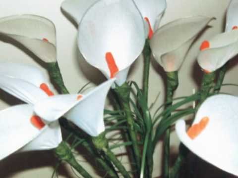 FIORI CON LE CALZE  realizzati da Michele