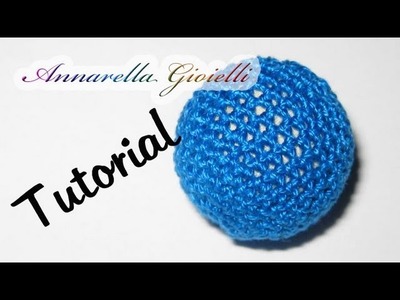 Tutorial | Rivestire perla all'uncinetto | Crochet bead