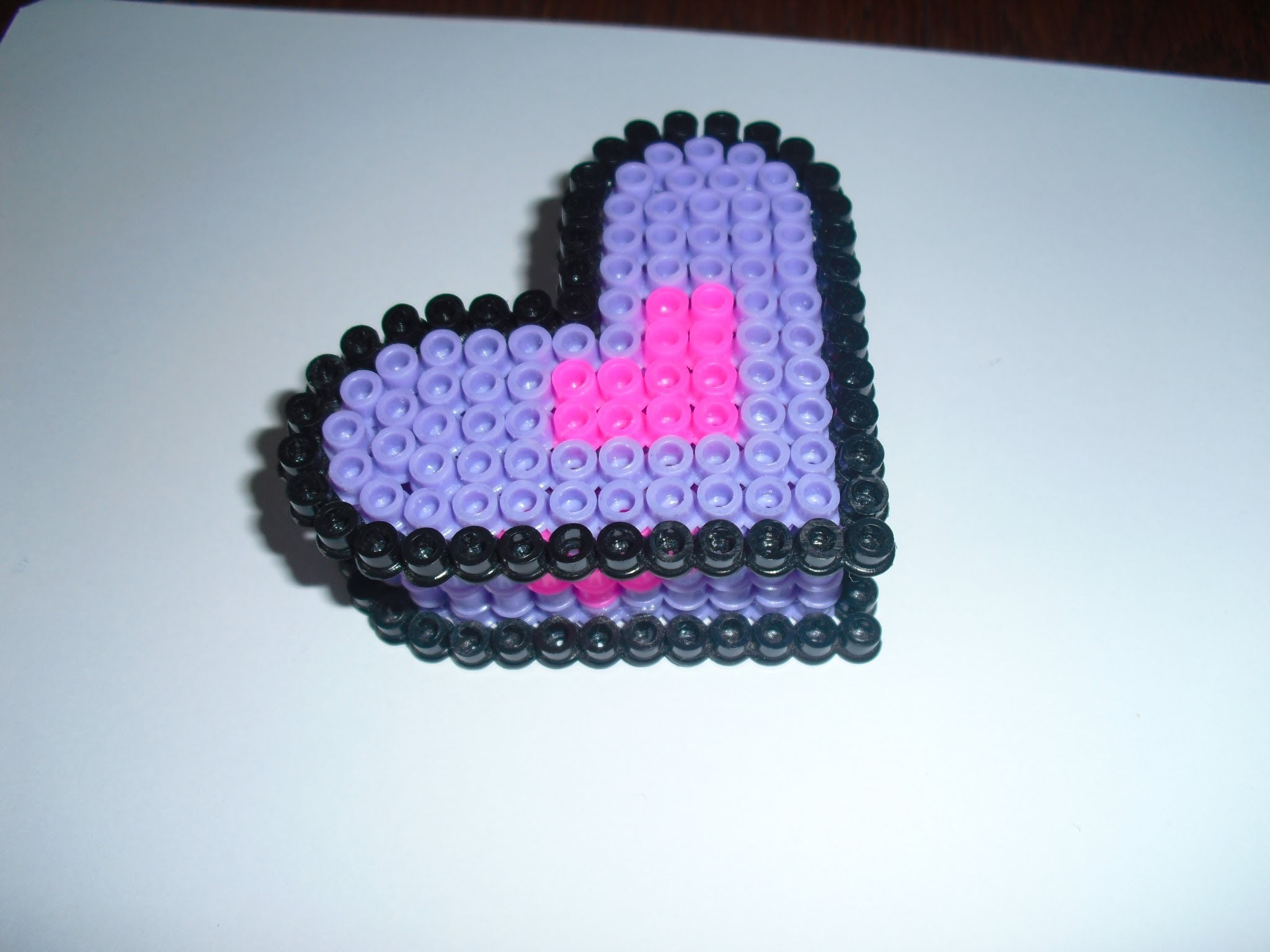 Tutorial scatola cuore con Hama Beads