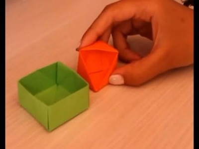 Tutorial Scatoline Origami - Origami boxes ^^