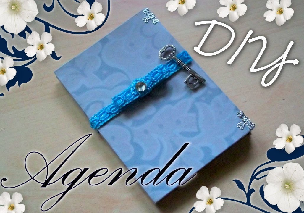 Tutorial Scrapbooking: Come decorare un'Agenda   ✂   DIY Vintage Scrap Diary-Notebook ✂
