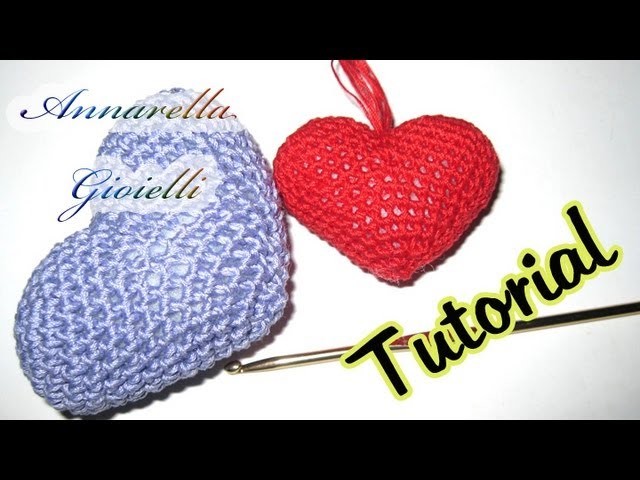 Tutorial uncinetto | Cuore amigurumi | crochet heart amigurumi