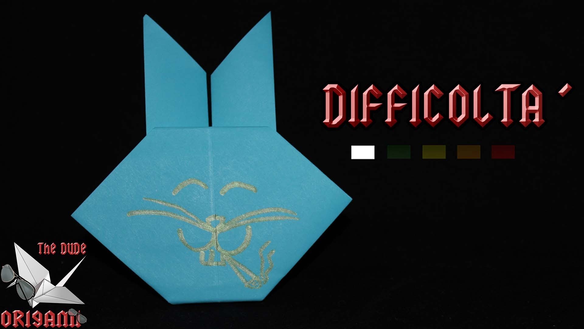 [ORIGAMI ITA] Coniglietto Di Pasqua || Origami Di Pasqua.Facili