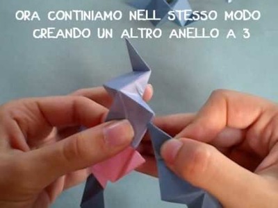 ORIGAMI SFERA STELLATA -  origami star ball