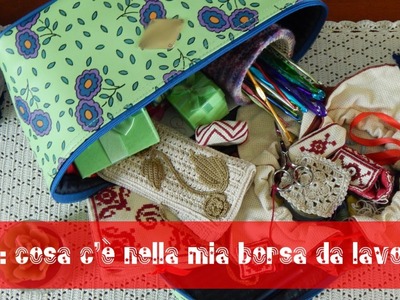 TAG cosa c'è nella mia borsa da lavoro a uncinetto? | TAG what's in my crochet bag?