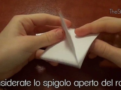 Tutorial Porta Confetti Origami (Video Istruttivo)