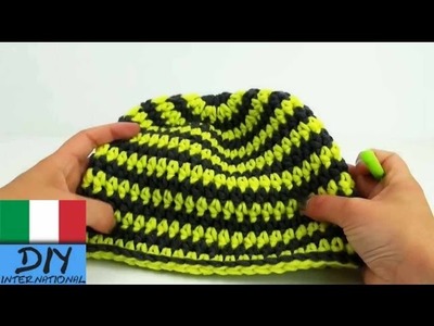 Uncinetto tutorial cappello inverno fatto in fretta crochet italiano