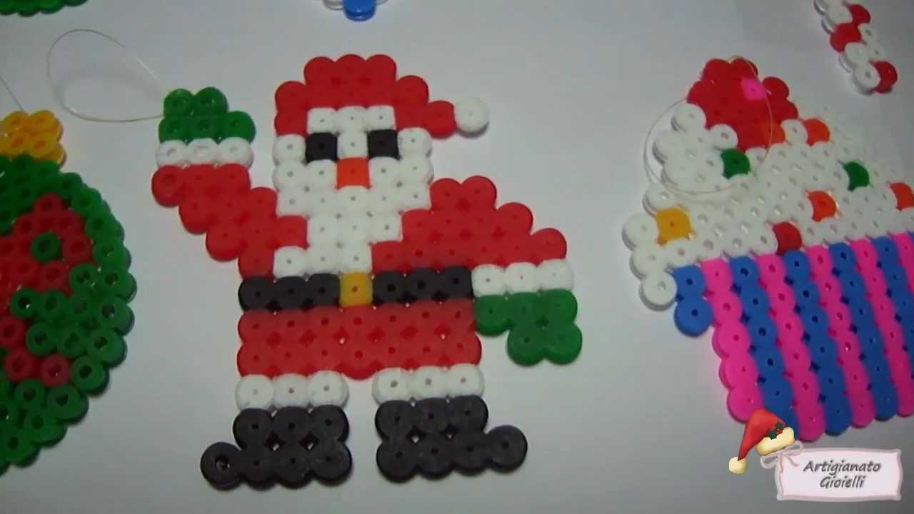Video Creazioni Hama Beads Natale - (Christmas Decorations)