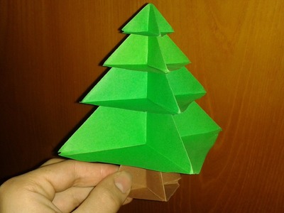 Origami: Albero di Natale (facile)