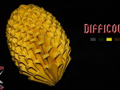 [ORIGAMI 3D ITA] Uovo Di Pasqua || Origami Di Pasqua.Per Decorazioni