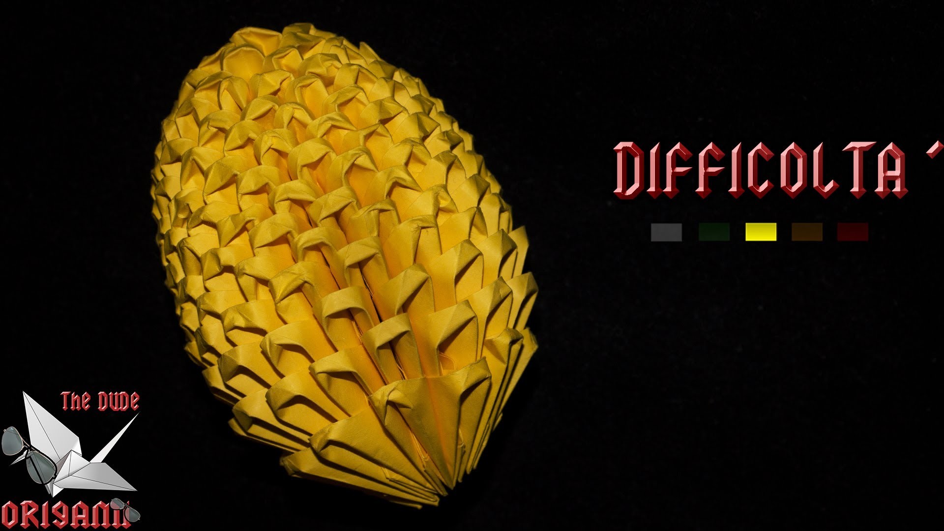 [ORIGAMI 3D ITA] Uovo Di Pasqua || Origami Di Pasqua.Per Decorazioni