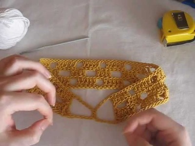 Fascia per Capelli all'Uncinetto - Festa della Mamma- Headband Crochet for Mother's Day