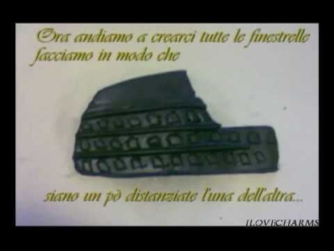 DIY:Tutorial Polymer clay. fimo Bracciale Colosseo