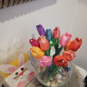 Tulipani di stoffa