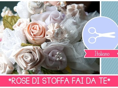 Bouquet da Sposa DIY: come fare rose di stoffa senza cucire (FACILE) ft. Arte Per Te