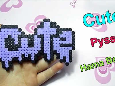 ✿ Charm Cute con Pyssla - Hama Beads Tutorial✿