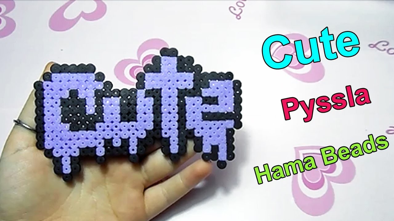 ✿ Charm Cute con Pyssla - Hama Beads Tutorial✿