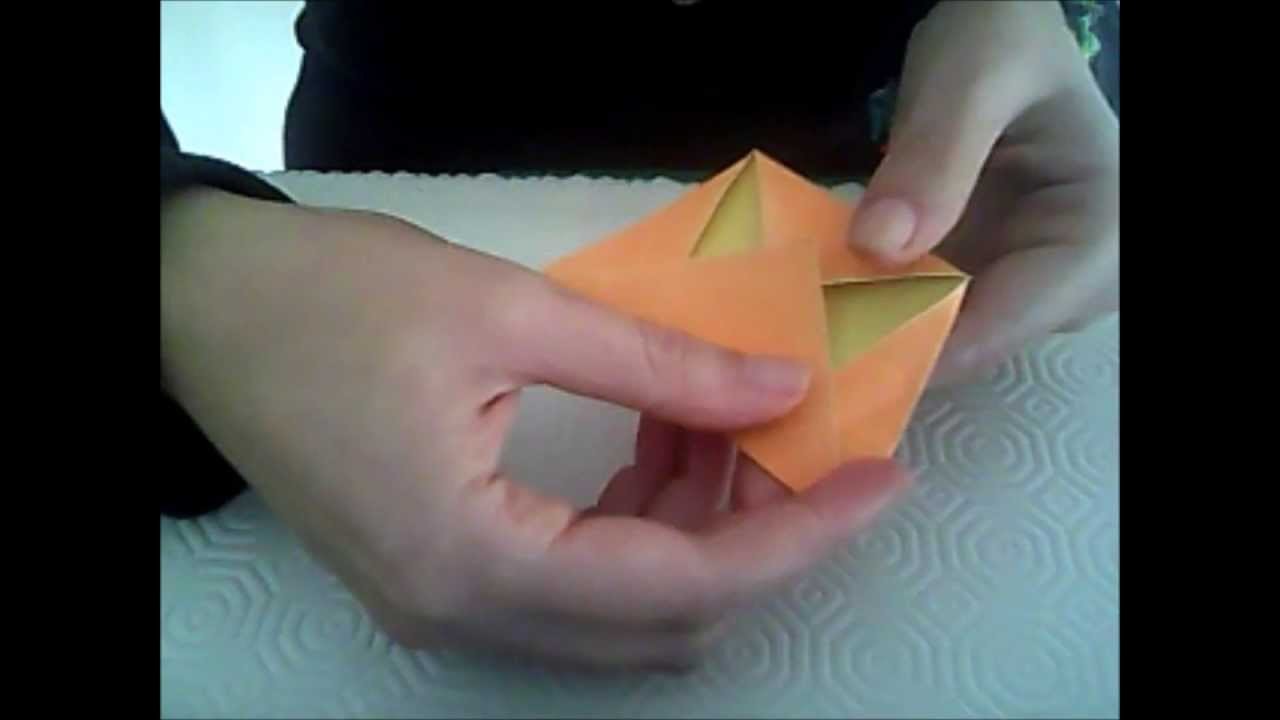 Origami #10 zucca di halloween