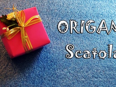 Origami, tutorial scatola per regali e bomboniere fai da te - gift box