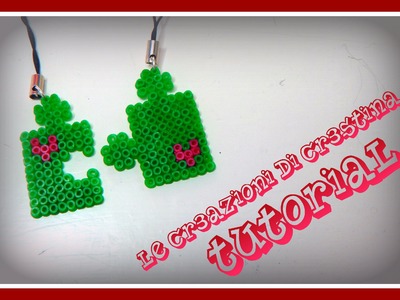 Tutorial Tessere Puzzle con Hama beads mini - San Valentino Charm - www.perlinedastirare.it