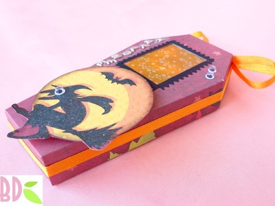 Scrapbooking: Scatola Bara porta dolcetti - Coffin box Sweets holder