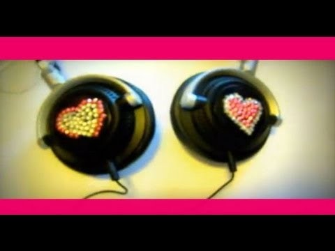 DIY:Decorare delle cuffie.  How to make a decorate the headphones