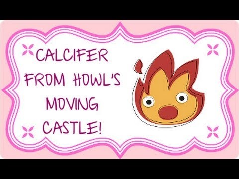 DIY: Polymer clay Tutorial Calcifer (Howl's moving castle)