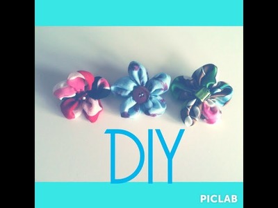 DIY! VIDEO TUTORIAL: Spilla fiore di stoffa handmade fai da te
