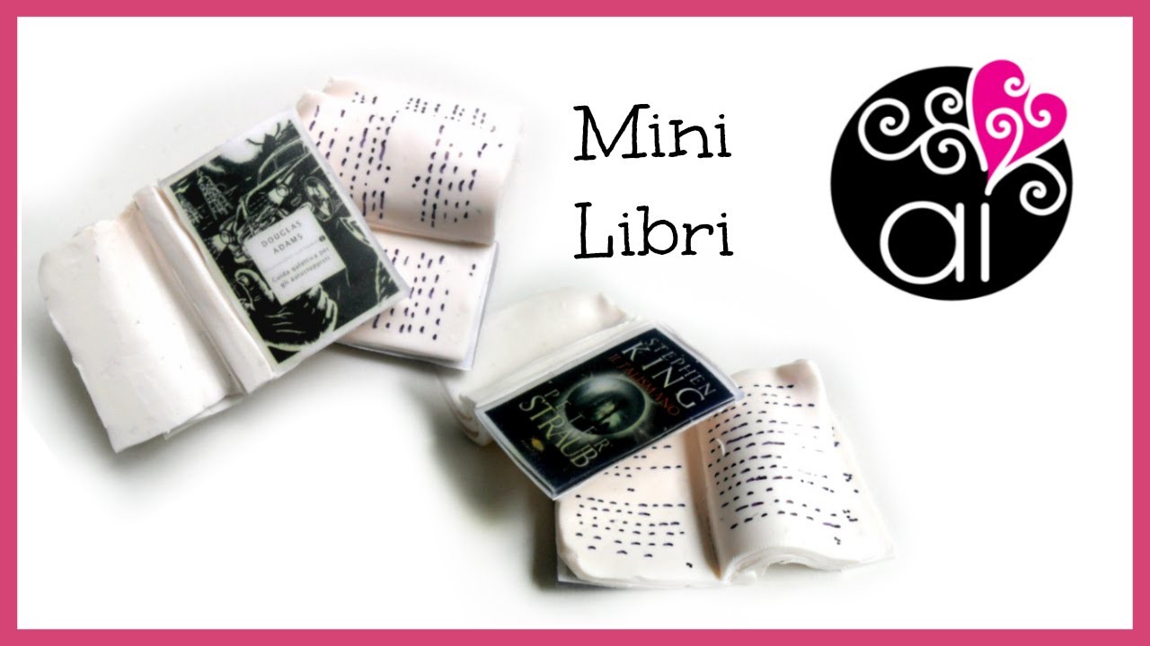 Libri in Miniatura | Polymer Clay Tutorial | DIY Miniature Books