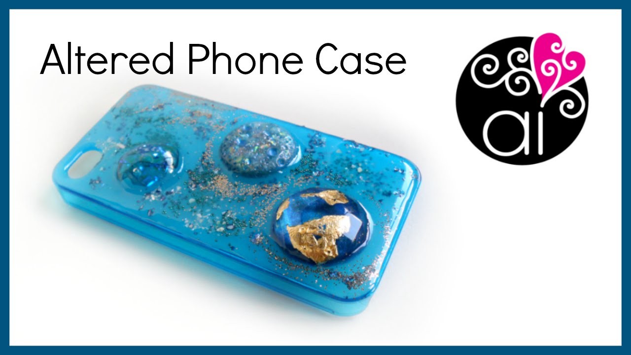 Ops ho resinato una custodia! | DIY Altered Phone Case | Resin Tutorial