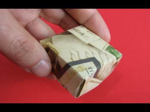 Scatola rettangolare origami  Origami Box Instructions 折り紙 折纸