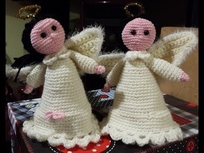 Tutorial angelo all'uncinetto - bomboniera comunione - angel crochet -