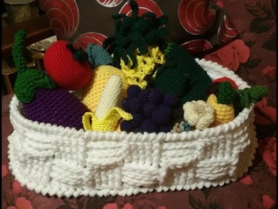 Tutorial cestino all'uncinetto - crochet basket - cesta crochet