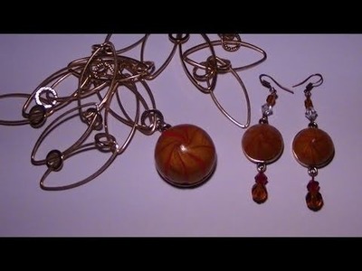 Tutorial: Collana e orecchini con perle in Fimo (polymer clay tutorial)