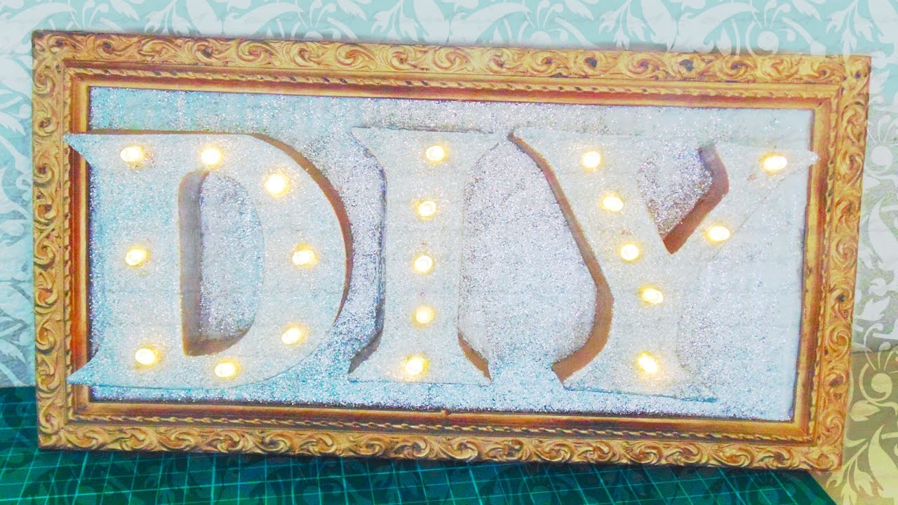 Tutorial: Lampada Personalizzata | DIY Personalized Lamp with LED lights