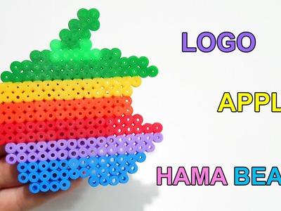 ♥ Tutorial Logo Apple con  Pyssla "Hama Beads"♥
