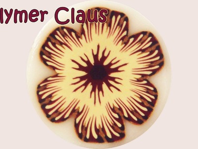 Tutorial Millefiori Cane: Bordeaux Flower (polymer clay tutorial)