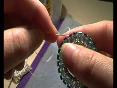 DIY: Earrings "Ottoring". Orecchini in brich stich